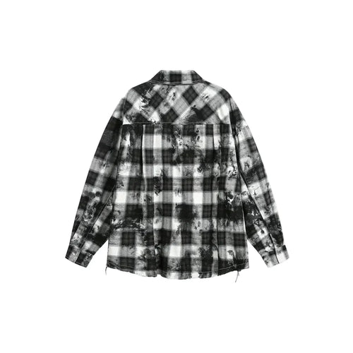 Men’s Black and White Long Sleeve Shirt