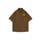 Men’s Brown Short Sleeve Shirt